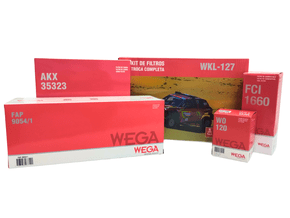 Kit Filtros Troca Completa Mobi 1.0 8v 16/21 E Strada Nova 1.4 8v 20> Wega Wkl-127 