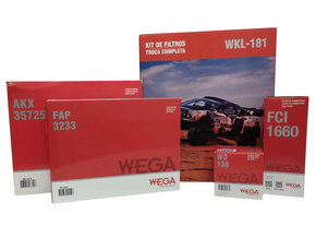 Kit Filtros Troca Completa Onix E Onix Plus 1.0 12v 3c 19/22, Montana 1.2 12v Turbo 3c 23>, Tracker 1.0/1.2 12v Turbo 3c 20/22 Wega Wkl-181 