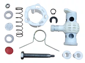 Kit Reparo Mola E Buchas Da Alavanca Do Câmbio, A3, Fox,  Gol G5,g6, Golf 99> Saveiro G5 E G6, Voyage G5, G6 08>, Dfx  -23656 