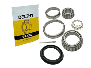 Kit Rolamento De Roda Fox 03/09, Golf 93/97, Passat 74/88,  Polo Classic 97/00, Royale, Versailles, Gol, Parati,  Quantum, Santana, Saveiro E Voyage Delthy 511006 