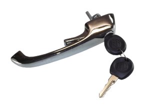 Maçaneta Externa Da Porta Com Chave Kombi Clipper 76/97 E Kombi Carat 97> Universal 20292 - Dianteiro Direito/esquerdo