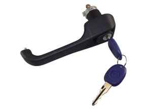 Maçaneta Externa Da Porta Com Chave Uno 04/10, Fiorino E Uno Economy 04/14 Universal 70295 - Dianteiro Esquerdo