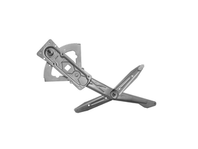 Máquina Do Vidro Manual Celta <06 Zinni E Guell R-3336 D -  Lado Direito 