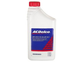 Óleo Lubrificante Mineral Para Transmissão De Diferenciais Autoblocantes (tipo Tração Positiva)  Acdelco Gl5 Sae 85w-140 - 1 Litro