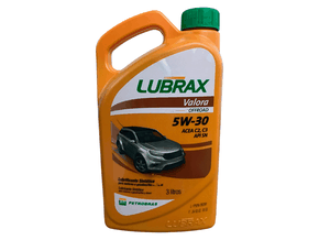 Óleo Lubrificante Sintético Para Motores A Diesel Com  Filtro De Partículas Lubrax 5w30 Valora 3l 