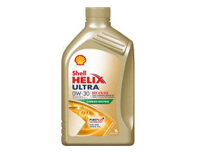 Óleo Lubrificante Sintético Para Motores Gasolina E  Diesel Com Filtro De Partículas - Shell Hx Ultra Sae 0w- 30 Sn - 1 Litro 