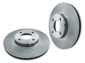 Par Disco de freio Dianteiro (Nissan) Kicks 17 e Versa 20 HIPPER FREIOS HF 615D