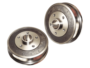 Par Tambor de freio traseiro Duster 11 e Oroch 16 HIPPER FREIOS HF 571B