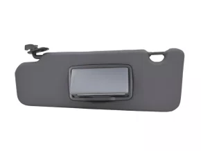 Quebra-sol Duster 12/20, Logan 07/20, Sandero 08/20 Esquerdo Cinza Escuro Com Espelho 2mplastic 1902181