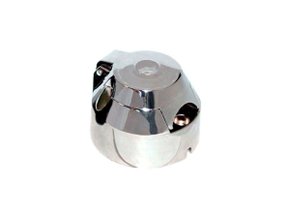 Tomada Cromada Para Engate De Reboque