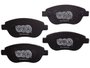 Jogo De Pastilhas De Freio Aircross, C3 Picasso, C4  Cactus, C4 Pallas, Stilo, 207, 208gt, Escapade, Passion,  307, 2008 Speed Brake Sna-1161 - Dianteira 
