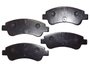 Jogo De Pastilhas De Freio C3, C4, Xsara, Peugeot 206, 208,  307jurid Hqj-2226 - Dianteira 