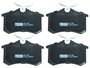 Jogo De Pastilhas De Freio A3,c3,408, Fluence, Megane, Sandero Rs, Scenic, Cordoba, Bora, Golf, Jetta,nivus, Polo Ferodo Hqf-2085c - Taseira