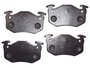 Jogo De Pastilhas De Freio Xsara, Peugeot 106/206/306, Megane 96/02, R19 <96 Jurid Hqj-2176 - Traseira