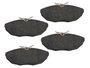 Jogo De Pastilhas De Freio S-type 99/08, T4 2.8 01/05, T4 3.0 16v 05/12, T4 3.2 16v 12/14, T4 3.2 20v 15> Cobreq N-1450 - Traseira