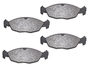 Jogo De Pastilhas De Freio Speed Brake Sna-324 - Dianteira