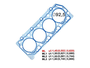 Junta De Cabeçote, Hyundai Hr E L-200 98>, L-200 Sport 04>, L-200 Outdoor 07>, L-300 86> E Pajero Sport Bastos 151570ml 