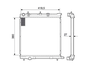 Radiador C3 03 e 208 13 Visconde Rv-12771 