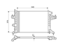 Radiador Corsa 03/08 e Montana 03/09 VISCONDE RV-12577