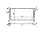 Radiador Corsa 94/02, Corsa Classic 02> E Pick-up Corsa 94> Valeo 6ta003a