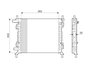Radiador Ford Ka 00/08 Visconde Rv-12588
